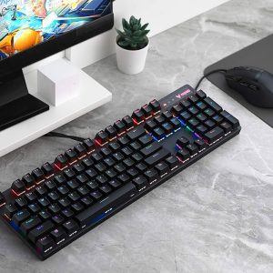 کیبورد سیمی گیمینگ مکانیکال رپو مدل V500 RGB با طراحی ظاهری زیبا می باشد.