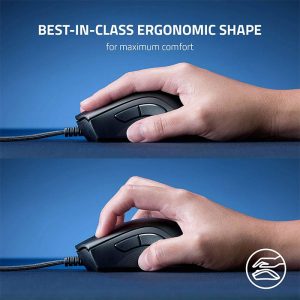 موس گیمینگ سیمی ریزر مدل DEATHADDER V2 دارای طراحی ارگونومیک می باشد.