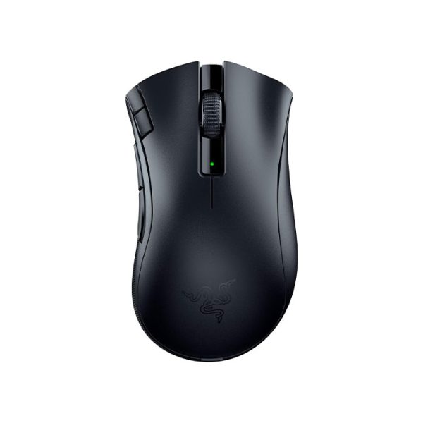 موس گیمینگ بی سیم ریزر مدل DEATHADDER V2 X HYPERSPEED در رنگ بندی مشکی می باشد.