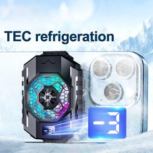 فن خنک کننده رادیاتوری گوشی موبایل مدل SL-31 دارای نمایشگر دیجیتال است.