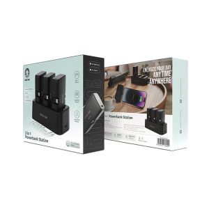 پک 3 تایی پاوربانک 5000mAh گرین لاین مدل Powerbank Station GL-PB45 در بسته بندی مناسب می باشد.