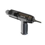 جارو شارژی مکنده و دمنده گرین لاین مدل GN2IN1VCMDST در رنگ بندی مشکی است.