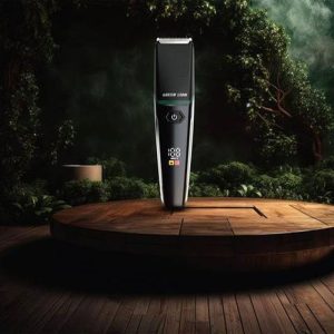 ماشین اصلاح شارژی گرین لاین مدل GN5N1HGRKIT دارای نمایشگر LED است.
