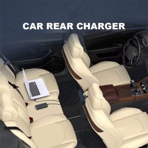 شارژر فندکی 65W صندلی عقب خودرو گرین لاین مدل Backseat Car Charger دارای کابل با طول مناسب و اتصال به فندکی خودرو می باشد.