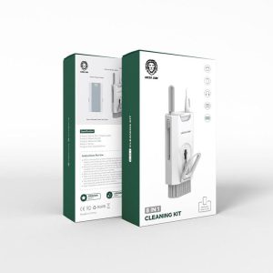 کیت تیمیز کننده 8 کاره گرین لاین مدل Cleaning Kit در بسته بندی مناسب می باشد.