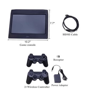 کنسول بازی گرین لاین مدل Classic Retro GNCREGC11 دارای آداپتور و کابل HDMI می باشد.