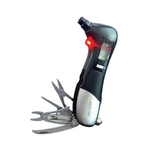 دستگاه گیج فشار دیجیتالی لاستیک 9 در1 گرین لاین مدل Digital Tire Pressure Gauge دارای چراغ LED می باشد.