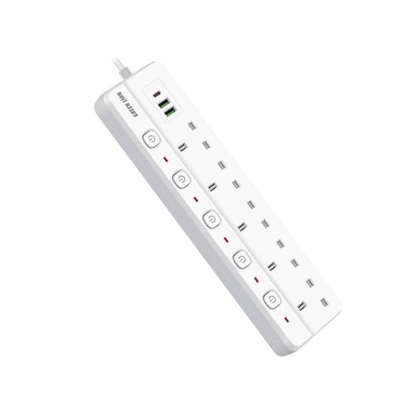 چندراهی برق گرین لاین مدل GNPOWS2USB دارای نشانگر می باشد.