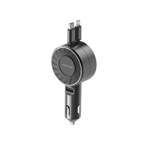 شارژر فندکی 50W گرین لاین مدل Telescopic GNTECC50W