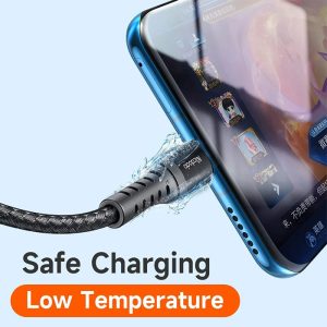 کابل شارژ USB به تایپ C مک دودو مدل CA-227 به طول 0.2 متر بدون داغ کردن است.