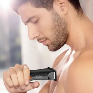 ماشین اصلاح شارژی پرودو مدل Sensitive Parts مناسب برای اصلاح موی بدن است.