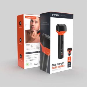 ماشین اصلاح شارژی پرودو مدل Dual Purpose PD-LSRSHAV در بسته بندی مناسب قرار دارد.