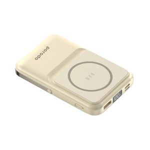 پاوربانک 10000mAh مگنتی پرودو مدل Integrated Cables PD-PBFCH039 دارای قابلیت مگنتی قوی می باشد.