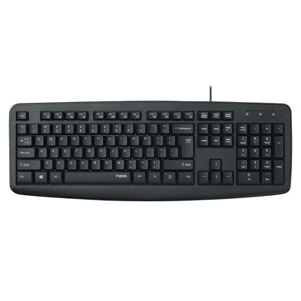 کیبورد سیمی رپو مدل NK2600 با ابعاد کامل است.