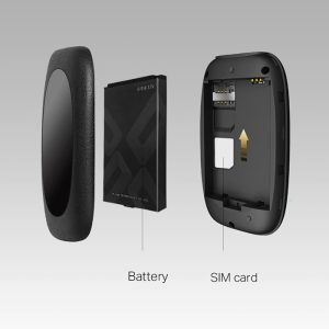 مودم جیبی 4G LTE تی پی لینک مدل M7000 دارای باتری با کارایی بالا است.