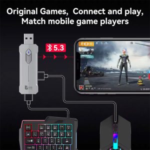 ست موس و کیبورد گیمینگ موبایل مدل X8 Pro دارای اتصال بلوتوثی است.