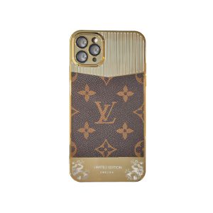 کاور گوشی آیفون 13Pro Max طرح LV Golden6