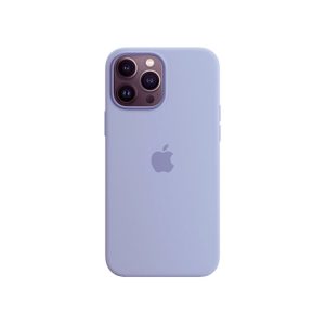 کاور سیلیکونی اورجینال گوشی آیفون 13Pro Max در رنگ بندی یاسی می باشد.
