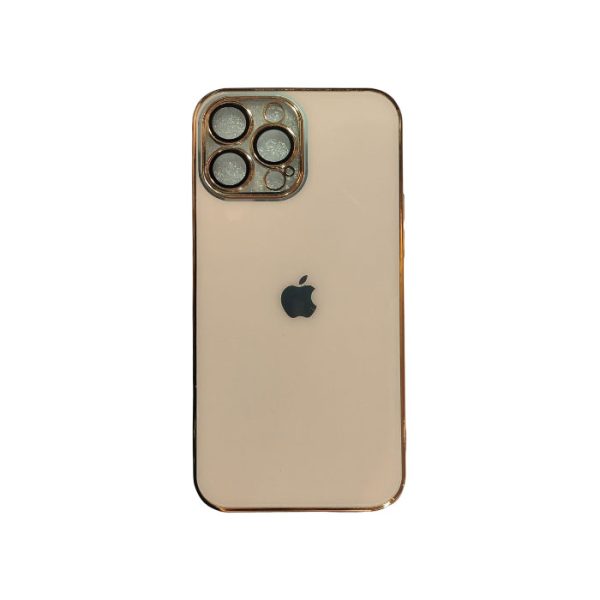 کاور گوشی آیفون 13Pro Max در رنگ بندی رزگلد است.
