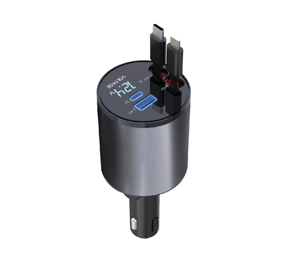 شارژر فندکی 50W گرین لاین مدل 4IN1 CAR CHARGER