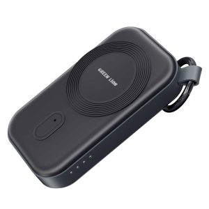 پاوربانک 1200mAh وایرلس اپل واچ گرین لاین مدل iWatch Power Bank دارای بند حمل می باشد.