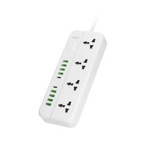 چند راهی برق و شارژر پرودو مدل 4Universal Sockets