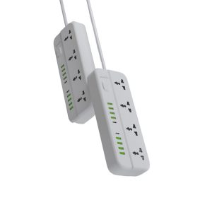 چند راهی برق و شارژر پرودو مدل 4Universal Sockets دارای کابل 3 متری با دوام است.