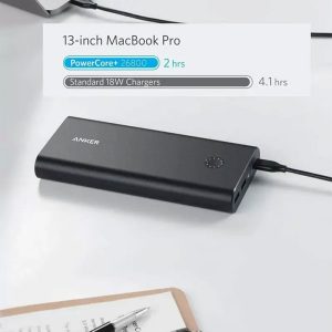پاوربانک 26800mAh انکر مدل B1376 + شارژر دیواری 30W مدل Nano II با عملکرد عالی است.