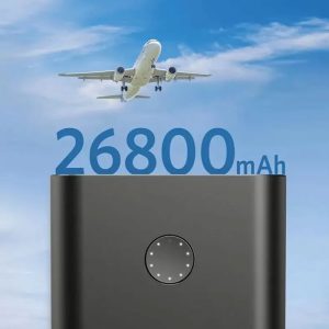پاوربانک 26800mAh انکر مدل B1376 + شارژر دیواری 30W مدل Nano II با مجوز حمل در سفرهای هوایی می باشد.