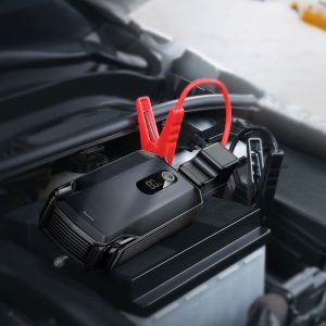 جامپ استارتر و پاوربانک 20000mAh بیسوس مدل CGNL020001 دارای کابل مخصوص می باشد.