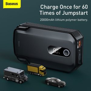 جامپ استارتر و پاوربانک 20000mAh بیسوس مدل CGNL020001 با سازگاری گسترده است.