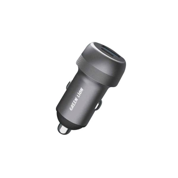 شارژر فندکی گرین لاین مدل 100W PD + QC GL-317 در رنگ بندی خاکستری می باشد.
