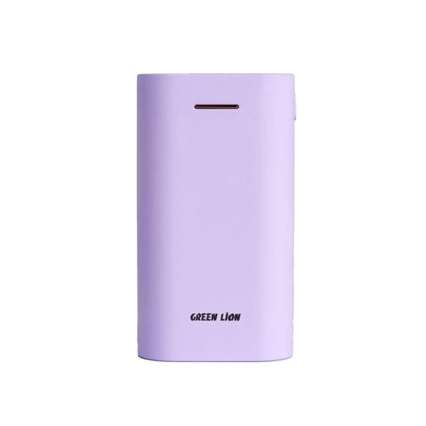 پاوربانک 10000mAh گرین لاین مدل Compact در رنگ بندی بنفش است.