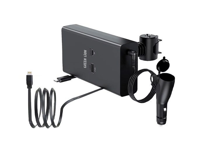 شارژر فندکی 65W صندلی عقب خودرو گرین لاین مدل Backseat Car Charger