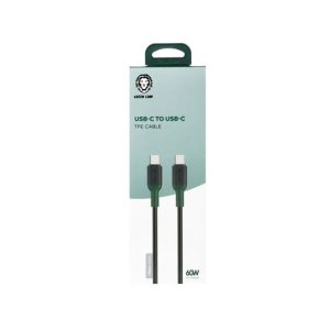 کابل شارژ 60W تایپ C به تایپ C گرین لاین مدل GNCPCTYC1M به طول 1 متر در بسته بندی مناسب می باشد.