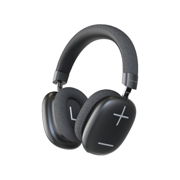 هدست بی‌سیم گرین لاین مدل Echo Max GNECOMAXHP در رنگ بندی مشکی است.
