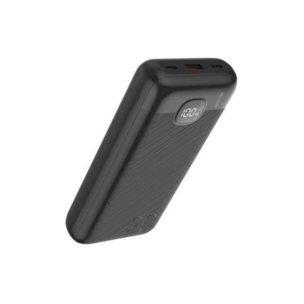 پاوربانک 20000mAh گرین لاین مدل Ultra Compact 20k دارای نمایشگر دیجیتال است.