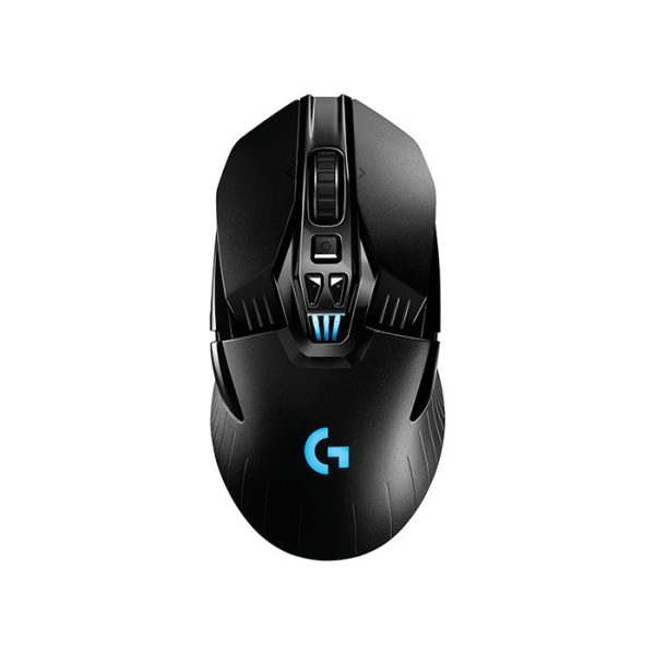 موس بی سیم گیمینگ لاجیتک مدل G903 در رنگ بندی مشکی است.