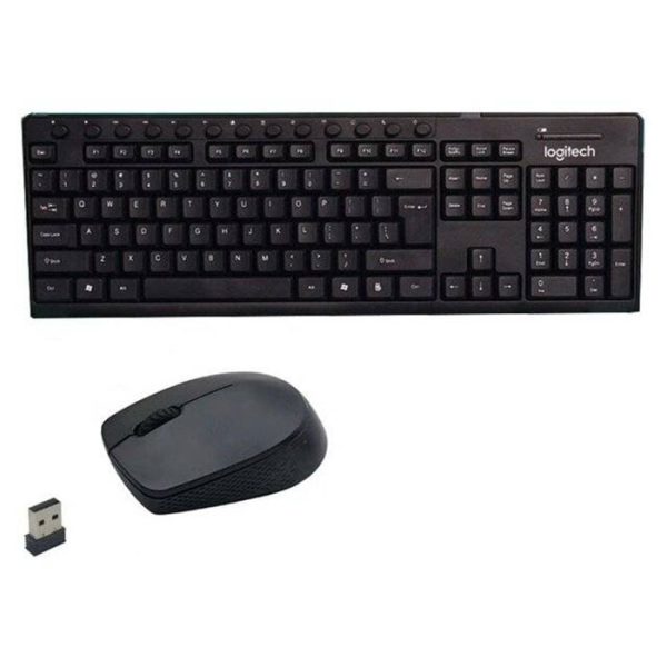 ست موس و کیبورد بی سیم لاجیتک مدل MK290 دارای اتصال بی سیم با دانگل USB می باشد.