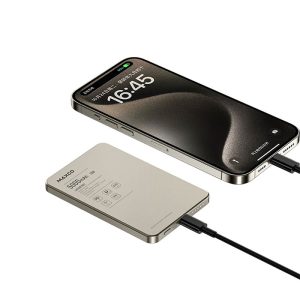 پاوربانک 10000mAh مگنتی مکسکو مدل Legend Magnetic MP29 دارای خروجی پورت تایپ C می باشد.
