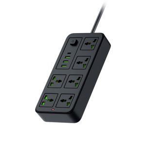 چند راهی برق و شارژر پرودو مدل 6Universal Sockets