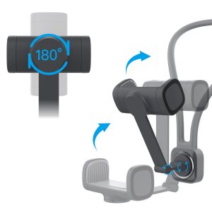 پایه نگهدارنده گردنی پرودو مدل Neck Mount PD-NKSMS این پایه با اکثر گوشی‌های هوشمند با اندازه‌های مختلف سازگار است و می‌تواند آن‌ها را به خوبی نگه دارد.