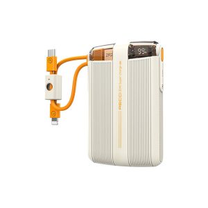 پاوربانک 10000mAh رسی مدل RPB-P13 در رنگ بندی سفید می باشد.
