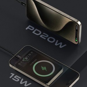 پاوربانک 10000mAh مگنتی رسی مدل Armor RPB-W26 با توان شارژر بی سیم 15 وات می باشد.