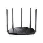 روتر بی سیم AX3000 تندا مدل TX12Pro در رنگ بندی مشکی است.