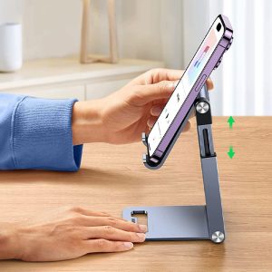 پایه نگهدارنده موبایل و تبلت یوگرین مدل LP263 50324 با امکان تنظیم ارتفاع می باشد.