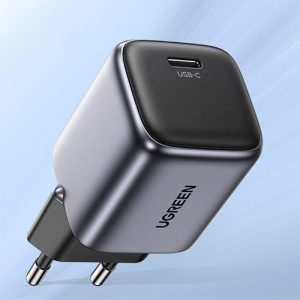 شارژر دیواری 20 وات GaN یوگرین مدل CD318 90664 Nexode دارای 1 پورت تایپ C می باشد.