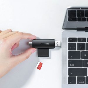 رم ریدر USB و تایپ C یوگرین مدل CM304 80191 با کارایی آسان می باشد.