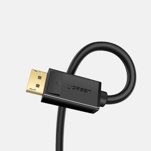 کابل DisplayPort 1.2 دو سر نر یوگرین مدل DP102 10244 به طول 1 متر دارای انعطاف پذیری بالا است.