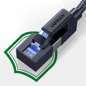پچ کورد SFTP Cat8 یوگرین مدل NW153 80429 به طول 1 متر دارای مقاومت بالا می باشد.
